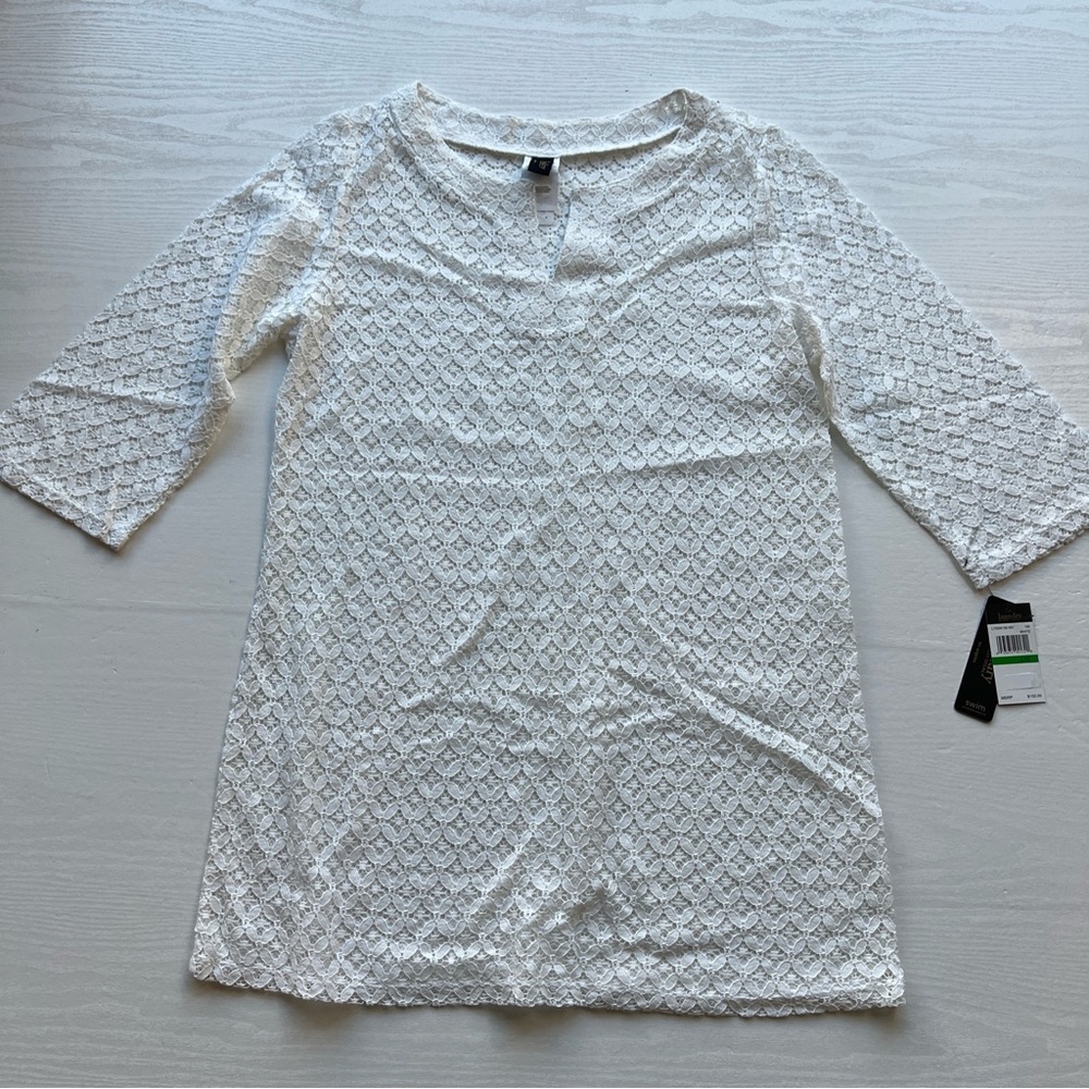 Laundry by Shelli Seagal Eyelet Tunic‎ Cover Up